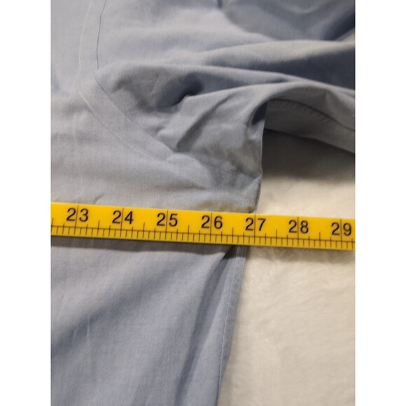 Ralph Lauren Classic Fit Flesh Pony Blue Men Button Shirt  17.5 34/35 *Stain* - Picture 11 of 12